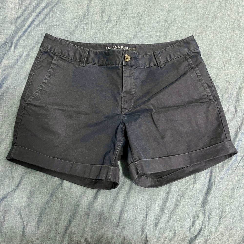 Banana Republic navy blue chino shorts, 6
